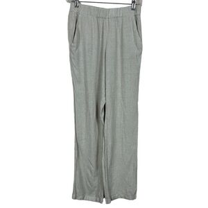 Pendleton Stripe Linen blend pull on Pants XXS